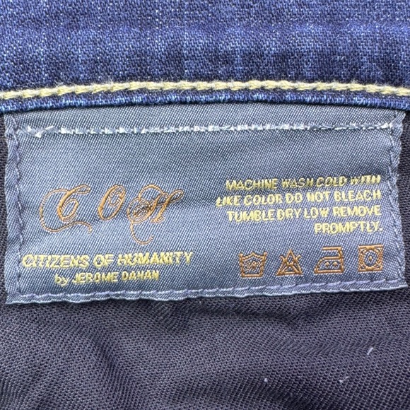Citizens Of Humanity Dark Blue Boot Cut Jeans - Picture 9 of 16